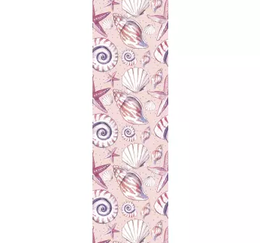 Nature wall sticker shell patterns collection - TenStickers