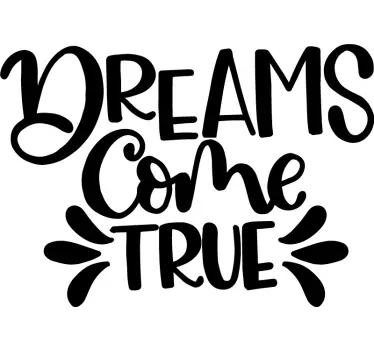 Quote wall sticker inspirational quote design - TenStickers