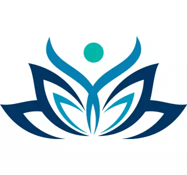 Nature wall sticker lotus spirit symbol - TenStickers