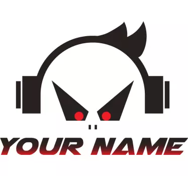 Gaming logo video gaming wall sticker - TenStickers