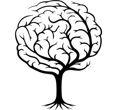 Tree Brain tree wall decal - TenStickers