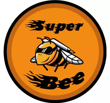 Super bee 70's design Motorcycle stickers - TenStickers