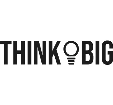 Quote wall sticker inspirational idea bulb - TenStickers