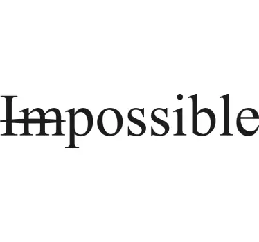 Challenging perceptions quote wall sticker - TenStickers
