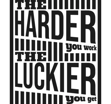 Quote wall sticker inspirational phrase art - TenStickers