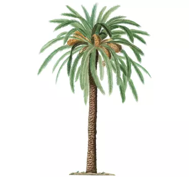 Plant sticker palm tree design - TenStickers