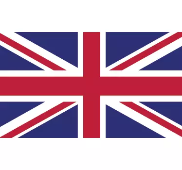 United Kingdom flag living room wall sticker - TenStickers