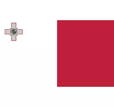 Flag sticker malta national colors - TenStickers