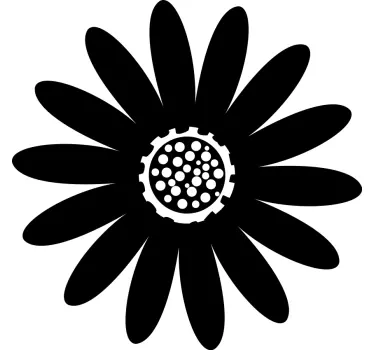 Blooming flower wall sticker - TenStickers