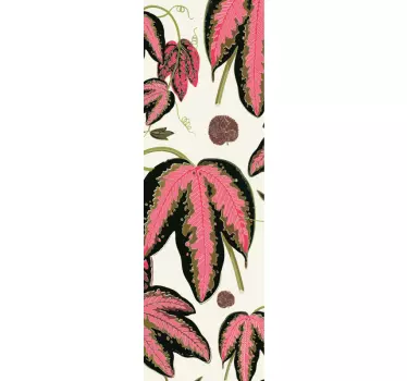 Nature wall sticker colorful leaf designs - TenStickers