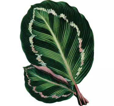 Leafy Green Accent plant sticker - TenStickers