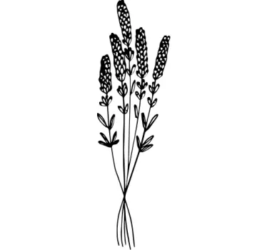 Wall sticker elegant floral arrangement - TenStickers