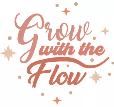 Quote wall sticker inspirational text art - TenStickers