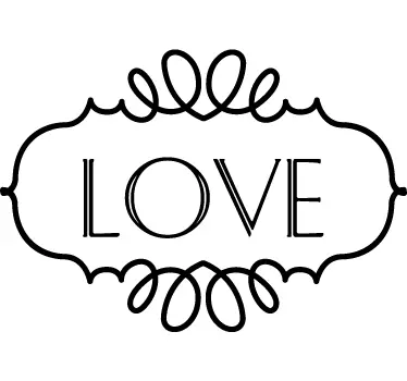 Love Wall Sticker - TenStickers