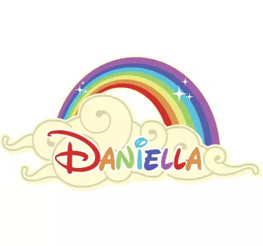 Rainbow wall sticker Magical Personalisation! Kids - TenStickers