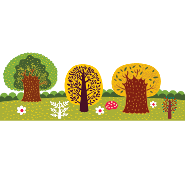 Forest Wall Sticker - TenStickers