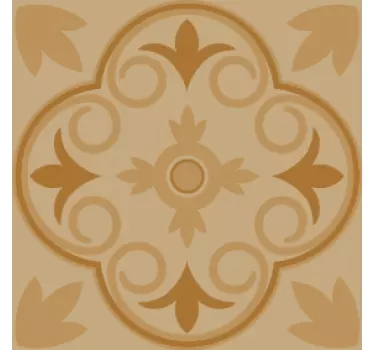 Elegant tile pattern tile sticker - TenStickers