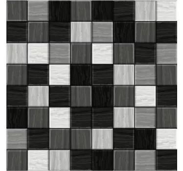 Stone and glass mosaic bathroom tile sticker - TenStickers