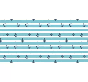 Credit card sticker anchors and stripes - TenStickers