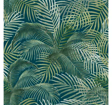 Tropical african plants furniture sticker - TenStickers