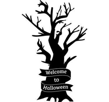 Welcome to Halloween Wall Sticker - TenStickers
