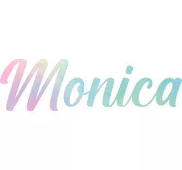 Quote wall sticker customized name design - TenStickers