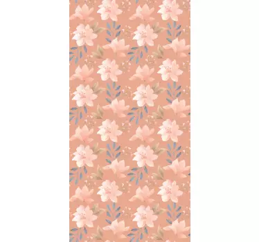 Flower wall sticker blossom floral design - TenStickers