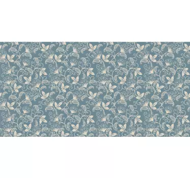 Floral Motif Pattern nature wall sticker - TenStickers