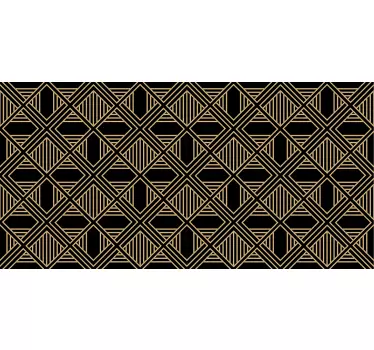 Art deco great Gatsby pattern bank card sticker - TenStickers