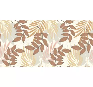 Plant sticker elegant leaf design - TenStickers