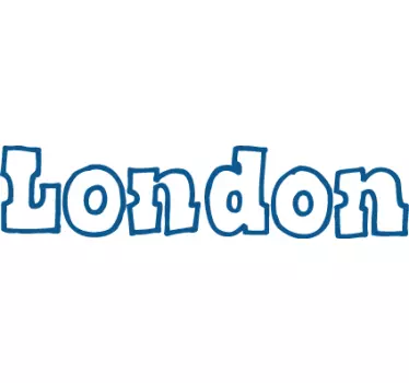 London Wall Sticker - TenStickers