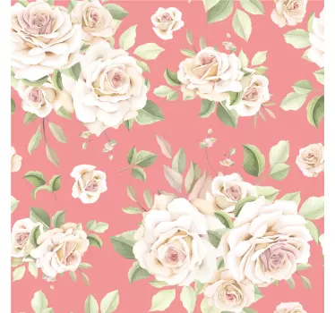 Graceful Botanical Arrangement flower wall sticker - TenStickers