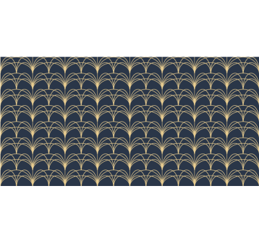 Modern art golden deco pattern furniture sticker - TenStickers
