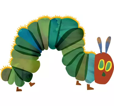 Hungry caterpillar animal wall sticker for kids - TenStickers