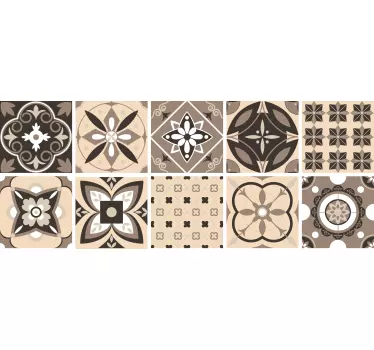 Tile sticker intricate patterned design - TenStickers