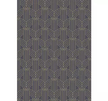 Art Deco style geo pattern furniture sticker - TenStickers