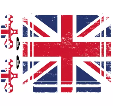 United Kingdom union jack design ps4 skin - TenStickers