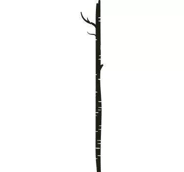 Thin cold autumn tree wall sticker - TenStickers