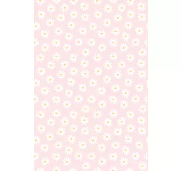 Daisy Flower Pattern  window decal - TenStickers
