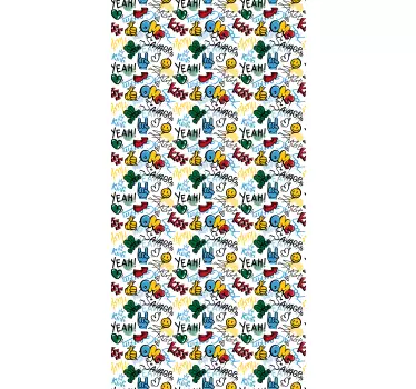 Urban Graffiti Doodle  decals for furniture - TenStickers