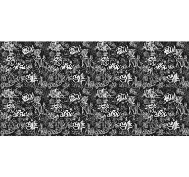 Street Graffiti Pattern  decals for furniture - TenStickers