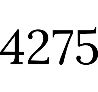 Custom numbers mailbox sticker - TenStickers