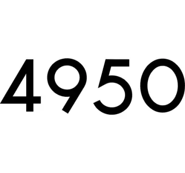 Modern number mailbox text sticker - TenStickers