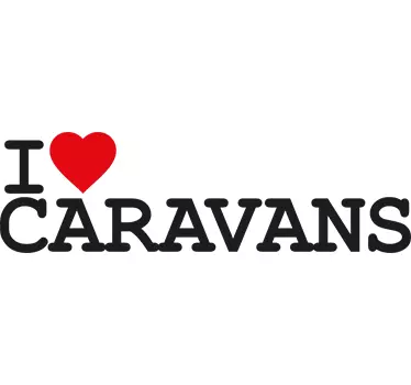I Love Caravans - TenStickers