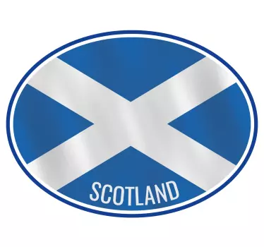 Scotland flag car sticker - TenStickers