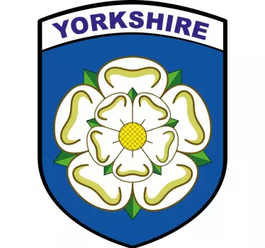 Yorkshire car window sticker - TenStickers