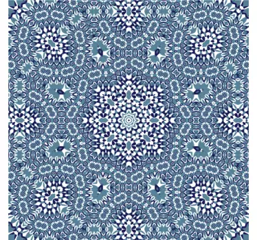 Mosaic Mandala kitchen tile sticker - TenStickers