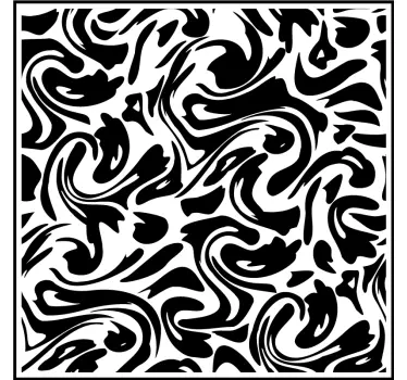 Modern Fluid design tile sticker - TenStickers