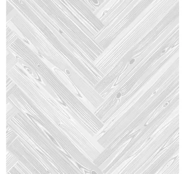 White wood herringbone vinyl tile sticker - TenStickers
