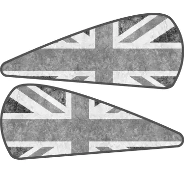Union Jack flag sticker - TenStickers